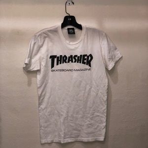 Thrasher Skate Mag White Boyfriend Fit T-Shirt